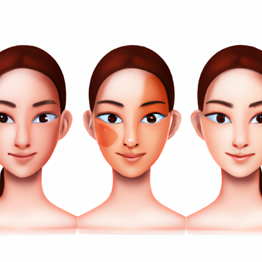 פנים נקיות ורעננות המראה סוגי עור שונים